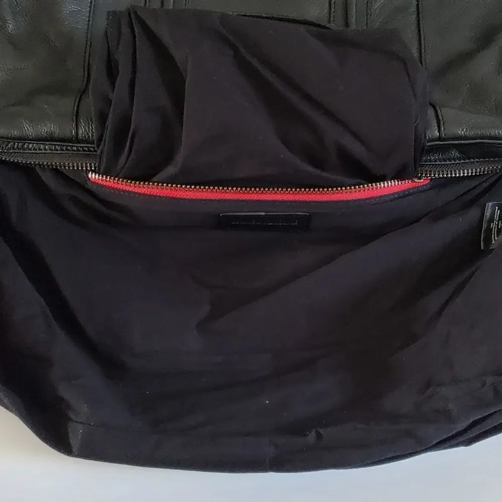 Zadig & Voltaire Lucien Noir Leather Bag